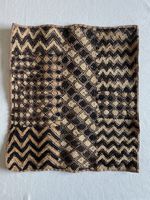 African Kuba Shoowa Handmade Vintage Geometric Textile Wall Hanging