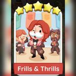 1 x Frills & Thrills sticker (⭐⭐⭐⭐⭐) set 15 - Mono_poly_ Go sticker (Fast send)