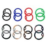 Tactical Rubber Dog Tag Silencers U.S. Military Army Navy Airsoft GI ID Durable