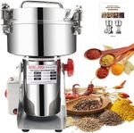 2000g Electric Grain Grinder Spice Grain Mill Stainless Steel 30s 28000RPM High 