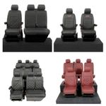 Vw T6 Kombi Shuttle Seat Covers 2015-2024 Tailored Leatherette Heavy Duty