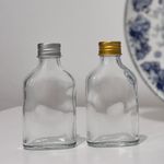 Gold And Silver Wedding Favour Glass Bottle 50ml For Zam Zam Water Bridal Gift