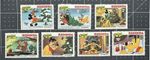 Redonda Stamp 1981 Disney Christmas Donald, Pluto - Short Set of 7 Stamps - MNH