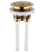 Brushed Brass Gold Toilet Push Button for Mechanical Top Flush Valve Dual Flush