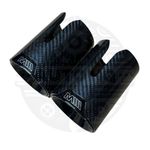 2X CARBON FIBER TWIN EXHAUST TIPS FOR BMW F10 F11 F20 F22 F23 F30 F31 F32 F33