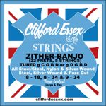 CLIFFORD ESSEX ZITHER-BANJO STRINGS. TONE TESTED.