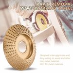 4PCS Wood Sanding Carving Shaping Disc For Angle Grinder Grind Wheel Tool