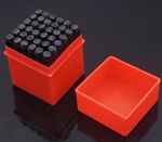 36 PCS Alphabet Number Letter Punch Kit Metal Stamp Set for Imprinting Marking