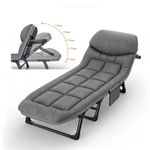 2m Single Foldable Folding Bed+ Mattress Guest Bed Heavy Duty Portable Large Bed
