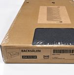 IKEA BACKSALEN Cover for 2-seat sofa, Hallarp grey Brand NEW 204.972.59