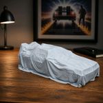 Covered DeLorean Car Ornament
