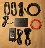 Dell WD15 (K17A) USB-C / DP Universal Dock -130W Power Supply and Cables -Ref