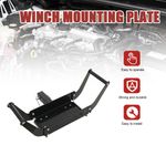 MOBILE WINCH MOUNT 2" RECEIVER HITCH WINCH MOUNTING PLATE 17,000lbs - 20,000lbs