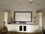 Grandview 16:9 Home Cinema Fixed Frame Projector Screen 8ft. RRP £870
