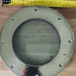 Vintage Brass Port Hole Very Heavy Antique 22cm Brass  Narrowboat 