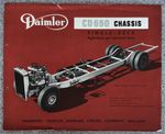 DAIMLER CD650 Chassis Single Deck Sales Brochure Undated   602/2026/E/AIR