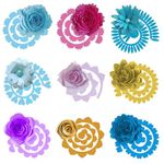 Spiral Flowers Metal Cutting Dies Stencil Scrapbook Embossing Paper Card Crafts