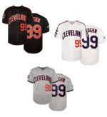 Ricky Vaughn #99 Wild Thing Men’s Embroidered Baseball Jersey New S - XXXL