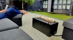 Garden Gas Fire Pit Heater 10kw Outdoor Portable Fireplace Caravan Free Cover