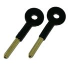 2 x Universal Bolt Key Security Rack Door Star Key Lock for Doors and Windows