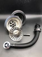 VIVA PP0010 Kitchen Sink Basket Strainer Waste & Plug  Round Overflow UK STOCK