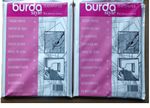 2 x BURDA DRESSMAKERS TISSUE TRACING PAPER SEWING PATTERNS EMBROIDERY CRAFT