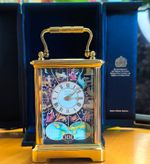 Halcyon Days Enamels Limited Edition Mechanical Millennium Carriage Clock Boxed 