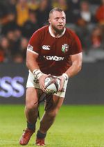 Pierre Schoeman - Scotland - Edinburgh & British Lions Rugby - Signed A4 Photo