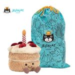 Jellycat Amusables Birthday Cake - Brand New With Tags and Dust Bag uk