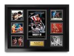 Rocky 4 Signed Large A2 Framed Printed Autograph Memorabilia Gift
