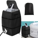 Waterproof Hot Tub Spa Heater Pump Cover Hot Tub Insulated Pump Cover Black UK