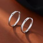Womens Girls 925 Sterling Silver Fashion Huggie Hoop Earrings Jewellery Gift UK