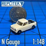 N Gauge 1962 Austin Mini Pickup - Cream