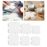 36Pcs Bowl Cozy Pre Cut Batting for DIY Crafts Dish Protectors Thermal Mats