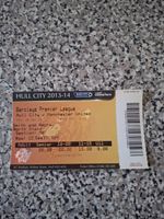 MATCH TICKET PREMIER LEAGUE HULL CITY V MAN UTD 26th dec 2013 