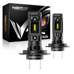 NIGHTEYE 40000LM H7 LED Headlight Bulbs Kit Hi/Low Beam 6500K White Super Bright