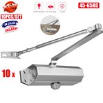 10x Heavy Duty 45-65KG FIRE RATED DOOR CLOSER Adjustable Self Automatic Closing