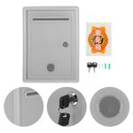 Lock Box Raffle Boxes with Slot Office Mailbox Wall Mount Donation Jar