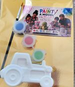 Paint a Model by Michelle Tractor Paint Kit w/ Pots Brush