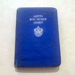 Letts Boy Scout Diary 1961 Blue Cover Book Boy Scouts Scouting Theme