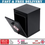 CAMPERVAN CAMPING STEEL SAFETY GAS LOCKER FOR 907 904 BOTTLE MOTORHOME BLACK