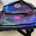 Hype Multicoloured Galaxy Print Canvas Backpack, Fun & Curiosity Style