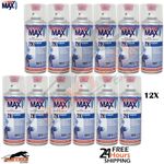 Spray Max 680061 2K Gloss Clear Coat Aerosol 400ml - Pack of 12 Automotive Spray