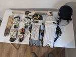 Junior Cricket Kit and Equipment Cricket Set (Woodworm, Kookaburra, Gray Nicolls