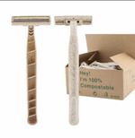 150 Disposable Razor Double Blade Shaving Razors Biodegradable Tattoo / Medical