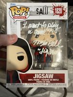 Tobin Bell AUTOGRAPHED SIGNED Jigsaw Funko Pop Saw JSA Witnessed COA w/Protecter