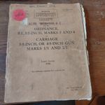 1956 British Army User Handbook Ordnance B.L. 5.5-Inch Marks 3 & 4 Manual REME