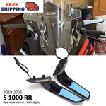 Rearview Side Mirrors With LED Turn Signal Light For BMW S1000RR 2019-2025 2024