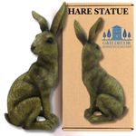 RESIN GARDEN CELTIC MOONGAZING HARE / RABBIT / BUNNY DECORATION ORNAMENT🐰🌙