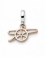 CANNON FOOTBALL CHARM ARSENAL FAN SUPPORTER CUSTOM GIFT 💜 925 STERLING SILVER